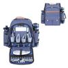 Bolsa de Picnic de Gran Capacidad Transfronteriza, Mochila de Campamento al Aire Libre, Mochila Portátil Aislada, Bolsa Impermeable para Almacenamiento de Copas de Vino Tinto