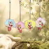 Pacote de Materiais para Pingente de Casca de Fruta Natural Cachorro Pingente de Casca de Fruta Feio Fofo Boneca de Casca de Fruta Kit DIY Artesanal Pacote de Materiais