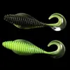 Luya isca parafuso isca macia rolo cauda voando pupa 8cm/10.5cm Luya isca falsa pvc material fábrica atacado