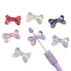 Acrílico Transparente Galvanizado Color AB Hielo Transparente Lazo Cuentas Sueltas Bolígrafo de Cuentas DIY Cadena para Teléfono Móvil Accesorios de Joyería