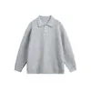 Ropa para Hombre Northbound 2026 Otoño/Invierno Nuevo Suéter de Punto Liso Pullover para Hombre, Corte Holgado, Cuello Solapa, Chaqueta para Atuendo de Pareja