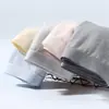 Calcinhas de Algodão Puro Processadas e Personalizadas para Mulheres, Elástico Plano Respirável, Cintura Média, Rendas na Cintura Alta