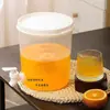 Cubo para Jugos Cubo para Té de Leche con Grifo para Vendedores Ambulantes Comercial Gran Capacidad Cubo para Bebidas Jugo de Ciruela Limón Agua Fría Hervidor de Agua Helada