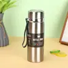 Negocio de termos de acero inoxidable 316 con correa, taza térmica portátil de gran capacidad, taza de agua al vacío, fabricantes, venta al por mayor, olla estrella
