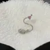 Anillo de Herradura con Forma de Gato S, Pendientes de Acero de Titanio con Forma de Estrella, Pendientes de Tachuela para Cartílago Auricular, Pendientes de Nicho para Mujer, Versátiles