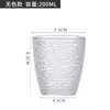 Vaso acrílico, plástico transparente, vaso de agua, vaso creativo anticaídas, ideal para el hogar, restaurantes, cerveza y té.