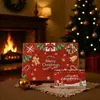 Caja de regalo de Navidad, embalaje, caja de regalo avanzada de Nochebuena, cubierta de cielo y tierra, bufanda plegable, caja de regalo creativa, caja vacía