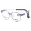 Gafas para Niños con Ganchos de Silicona Antideslizantes, Monturas Elegantes para Niños y Niñas, Monturas Graduadas para Controlar la Miopía y la Hipermetropía