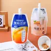 Bolsas con Pico de Leche de Soya en Stock, Bolsas con Pulpa de Fruta Real, Bolsas Transparentes Autoportantes, Bolsas para Bebidas, Bolsas de Agua, Bolsas de Fruta Convenientes y Biodegradables