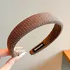 Diadema Nueva Retro 2026 Hace que la Cara se Vea Más Pequeña Diadema Elegante para Mujeres Ilumina la Piel No Aprieta la Cabeza Estilo Perezoso Pinzas para el Cabello Accesorios para el Cabello Mayoreo