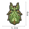 Patches de bordado de animais e insetos com tema de floresta, emblemas criativos de insetos, para decorar cadernos, jaquetas jeans e como patches termocolantes