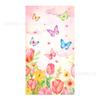 MU009 Tulipa Primavera Borboleta Cogumelo Onda Prato Louça de Feriado Para 8 Pessoas Conjunto de 6 Peças Prato de Papel Guardanapo de Papel