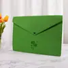 Bolsa de Documentos de Fieltro Carpeta de Archivos Tamaño A4 A5 Bolsa de Papelería Almacenamiento de Datos Bolsa de Archivo Comercial Venta al por Mayor Gran Capacidad