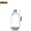 Fosco transparente 350ml café frio chá leite gelo garrafa de vidro de vinho 500ml garrafa de vidro de água salgada copo de extração a frio