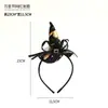 Faixa de Cabeça Chapéu de Bruxa de Halloween Moda Engraçada Criativa Faixa de Cabeça Festival dos Fantasmas Role Play Diabo Morcego Prendedor de Cabelo