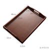 Bandeja de Té Estilo Japonés Plástico Imitación Madera Rectangular Doméstica Imitación Madera Madera Maciza Bandeja para Barbacoa Bandeja para Taza de Agua Juego de Té Portavelas