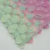 Novo vestido de palco estilo abstrato com bordado tecido com bordado cor mágica gradiente tecido com bordado a laser
