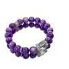 Pulsera Original de Feldspato de Litio Púrpura Moonlight para Mujer Diseño de Nicho de Moda Versátil de Gama Alta Pulsera Imitación Amatista para Mujer