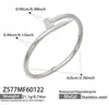 Moda Europea y Americana Diseño de Lujo Ligero Súper Brillante Circonita 5A Flor de Ciruelo Pulsera para Uñas Acero Inoxidable Chapado en Oro Simple Joyería de Mano de Lujo Ligero