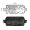 Parasol para coche cubierta de nieve 200*70CM parabrisas cubierta de nieve para coche tela plateada 190T cubierta de nieve para coche