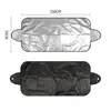 Parasol y Protector de Nieve para Coche 200*70cm Parabrisas Cubierta de Nieve para Coche Tela 190t Recubierta de Plata Protector de Nieve para Coche