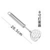 Herramientas para hornear batidora manual de acero inoxidable licuadora de mano dispensador de crema varilla para batir fabricante en stock