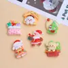 Animales Lindos de Navidad Dibujos Animados Hecho a Mano DIY Accesorios para Joyería Pegamento de Crema Resina Accesorios Pequeños Paquete de Materiales para Pasadores