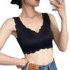Novo sutiã sem costura de peça única doce sexy sem aro de aço alta elasticidade linda parte de trás sutiã removível sutiã esportivo feminino
