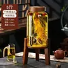 Garrafa de Vinho Especial para Infusão de Vinho, Garrafa de Vinho Selada de Alta Qualidade com Torneira, Garrafão de Vinho de Ginseng 5kg, Garrafão de Vinho, Recipiente de Barril de Vinho