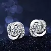 Brincos de Prata 925 para Mulheres, Versáteis para o Trabalho, Brincos Únicos e Modernos Estilo Ins, Trevo de Quatro Folhas Elegante, Brincos de Luxo Leve Exquisitos Atacado