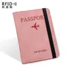 Explosivo Transfronteiriço em estoque Bolsa para Caderneta de Poupança RFID Couro PU Porta-moedas Multifuncional Bolsa para Cartão SIM e Identidade Estojo de Couro Porta-Caderneta de Poupança