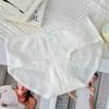 Ropa interior antibacteriana 7A Ropa interior de algodón puro para mujer Sin costuras Todo algodón para niña Estudiante Cintura media Calzones triangulares para mujer Ropa interior de cabeza para mujer