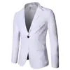 Comercio Exterior Transfronterizo Caliente en stock Traje traje talla extra Corte ajustado Color liso Vestido Traje casual para hombre Traje de dos piezas