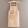 Delantal Dopamina para Catering, Trabajo, Floristería, Repostería, Ropa de Trabajo, Transpirable, Duradero, Cocina, Delantal de Lona para el Hogar