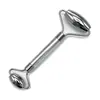Massageador Facial Roller de Metal, Ferramenta de Beleza para Lifting dos Olhos, Empurrador Facial, Bastão Massageador de Sulco Nasogeniano, Manual