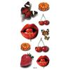 Calcomanías de Tatuaje de Rosa Tridimensional 3D Douyin Celebridad de Internet Impresión a Color Calcomanías de Tatuaje Mariposa Flor Calcomanías de Tatuaje Impermeables