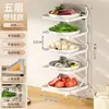 Estante de Preparación de Alimentos de Acero Inoxidable para Cocina Sin Perforación Bandeja para Platos Montada en la Pared Estante de Almacenamiento Doméstico Multicapa para Guarniciones de Olla Caliente