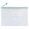 Bolsa para documentos A4, bolsa de almacenamiento impermeable, bolsa de plástico para exámenes, bolsa de documentos con cremallera, bolsa de clasificación, venta al por mayor, color macarrón
