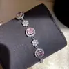 Nuevo Pulsera de Malla Redonda Retorcida con Circonita Diseño de Nicho de Moda Versátil para Viajes Diarios para Mujeres