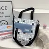Bolsa de Lona Nueva Primavera 2026 Bolso de Hombro Único para Mujer Bolso de Mano de Gran Capacidad Bolso Cruzado Estampado Bolsa Yamashita Arimatsu