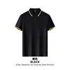Camisa POLO com gola contrastante de luxo leve, 60 peças, para homens e mulheres, vestuário corporativo, LOGOTIPO, uniforme de equipe, design da imagem, uniforme de trabalho