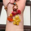 Cera de Abeja de Segunda Generación Varios Estilos Oso Bolsa de Queso Colgante Llavero DIY Exquisito Adorno de Joyería