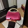 Bolsa Nova Transfronteiriça de Acrílico Feminina 2026 Nova Moda Bolsa de Caixa de Mão Brilhante Corrente Transversal Bolsa de Festa