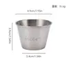 Taza de Viaje Portátil para Exteriores de Nuevo Modelo Transfronteriza Taza de Cerveza de Acero Inoxidable Copa de Vino Multifuncional Simple con Borde Enrollado Venta al por Mayor