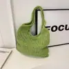 Nova Bolsa de Ombro Tecida de Grande Capacidade para o Verão Bolsa de Axila Bolsa Tote Bolsa de Praia para Mulheres Verão Lazer Férias na Costa