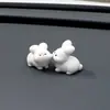 Decoraciones para el interior del coche, figuras de animales de moda y lindas, perfectas para el tablero, la consola central o el espejo retrovisor