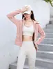 Nueva Chaqueta Deportiva con Capucha Gruesa y Cálida Estilo Lulu para Mujer, Cardigan Casual para Yoga, Entrenamiento, Fitness