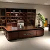 Nuevo Escritorio de Jefe de Madera Maciza Estilo Chino Escritorio de Oficina de Director General Sala del Presidente Fresno Escritorio Ejecutivo Grande OrdenarPersonalizar No
