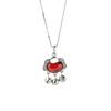 Collar con candado de larga duración en plata esterlina s925 para mujer, estilo retro tailandés, con cascabel de Ruyi, estilo étnico literario, venta al por mayor