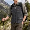 Chaleco acolchado para hombre de otoño e invierno, engrosado, a prueba de viento, transpirable, para deportes al aire libre y ocio, disponible en tallas grandes